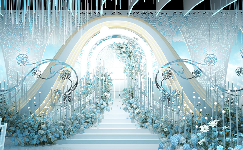 留坝釡香烙馍村水晶厅效果展示